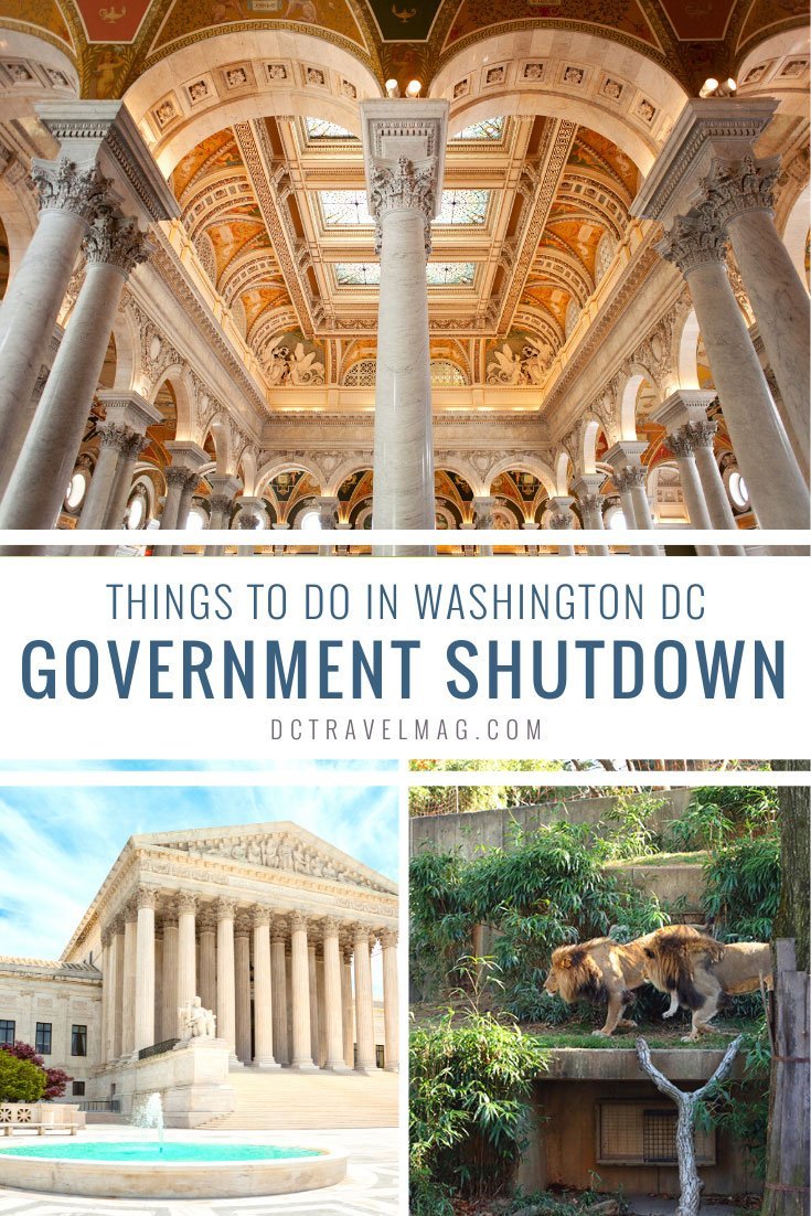Things to do in Washington DC during a Government Shutdown