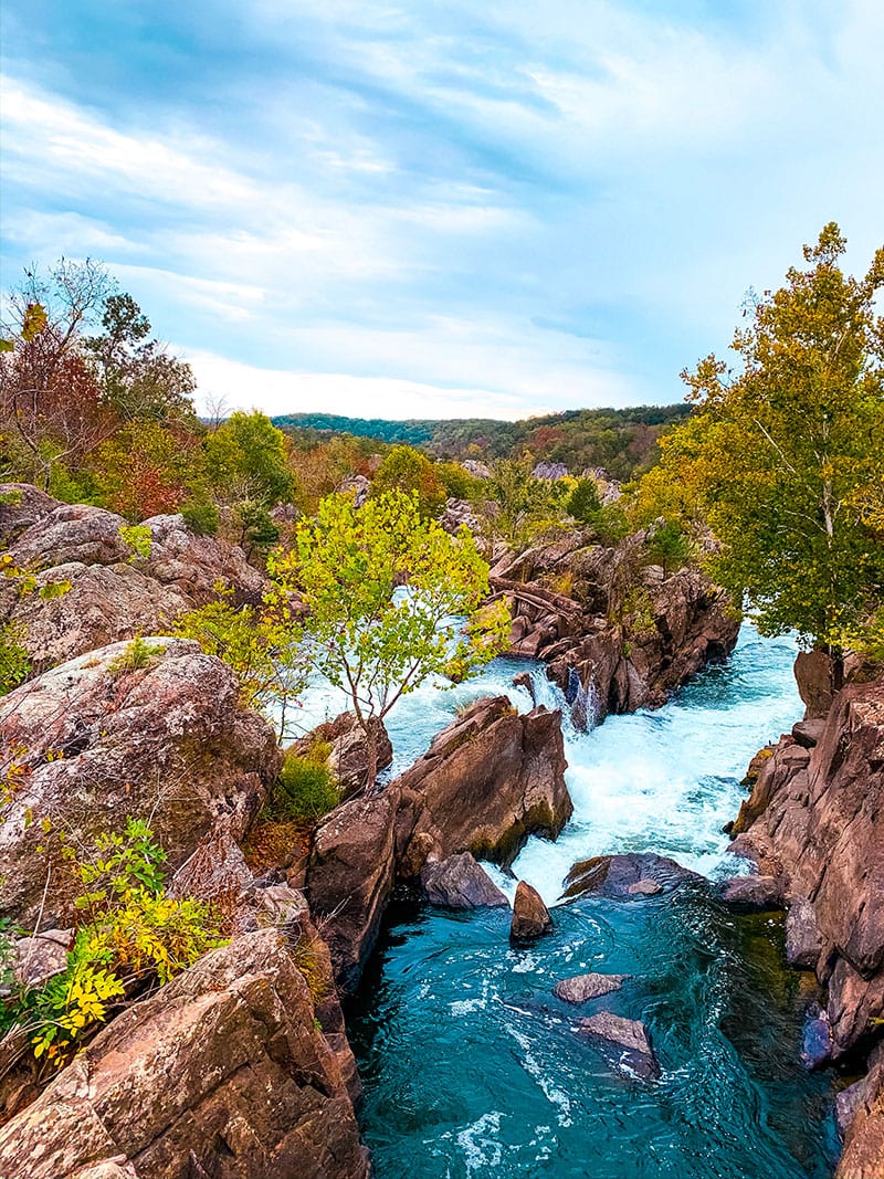 One of the waterfalls near DC - Great Falls National Park and it's stunning view.
