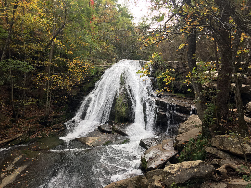 waterfalls in Virginia- Roaring RunFalls