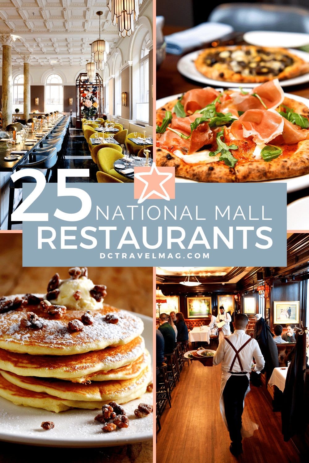 Restaurants near the National Mall in Washington DC