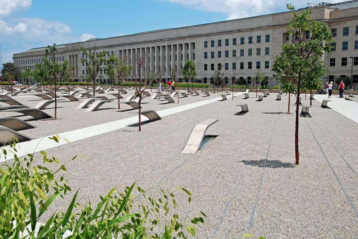 Pentagon 9-11 Memorial in Arlington Virginia