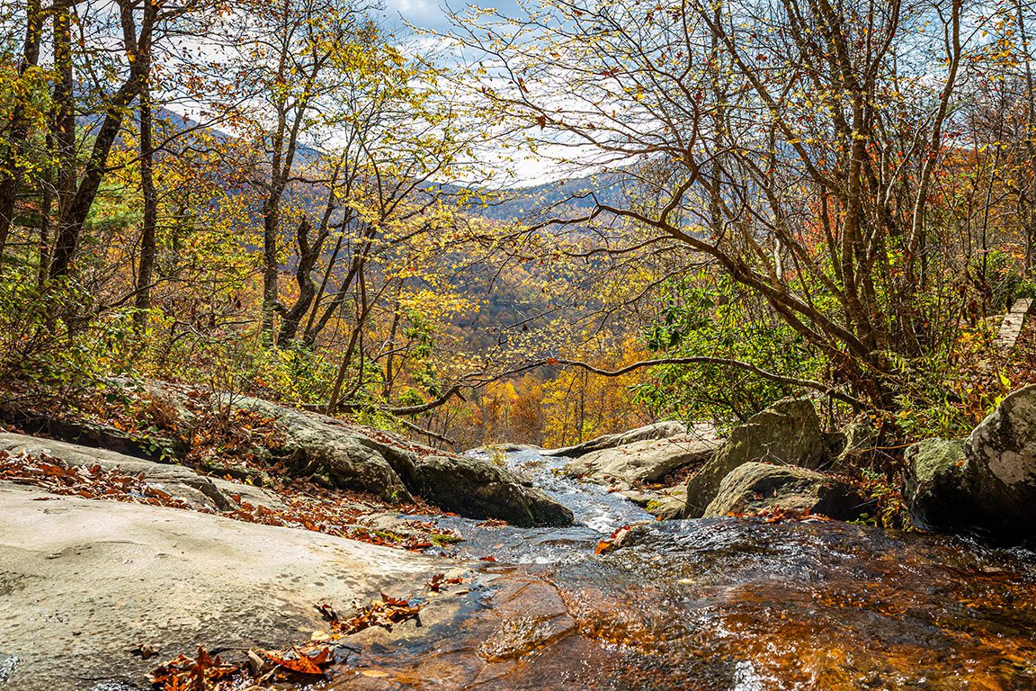 Appalachian Trail - Blue Ridge Parkway-Fallingwater Creek Falls in Virginia
