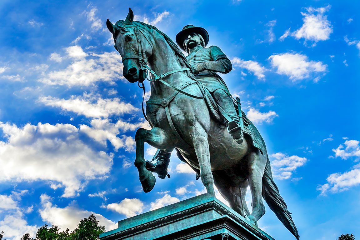 Logan Circle in Washington DC - General John Logan Civil War Memorial