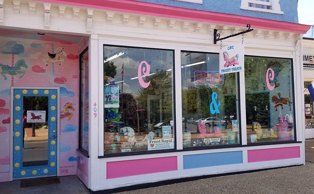 Ice Cream at C&C Frozen Treats in Front Royal VA
