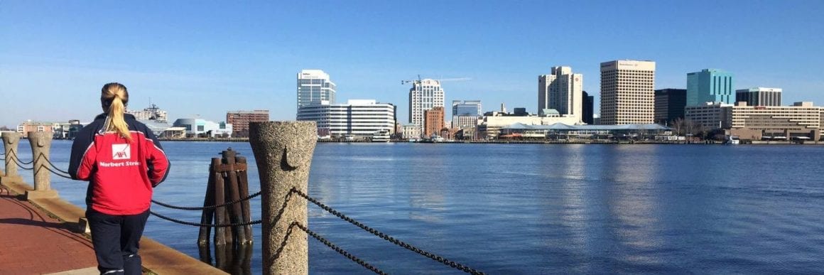 Portsmouth Norfolk skyline view