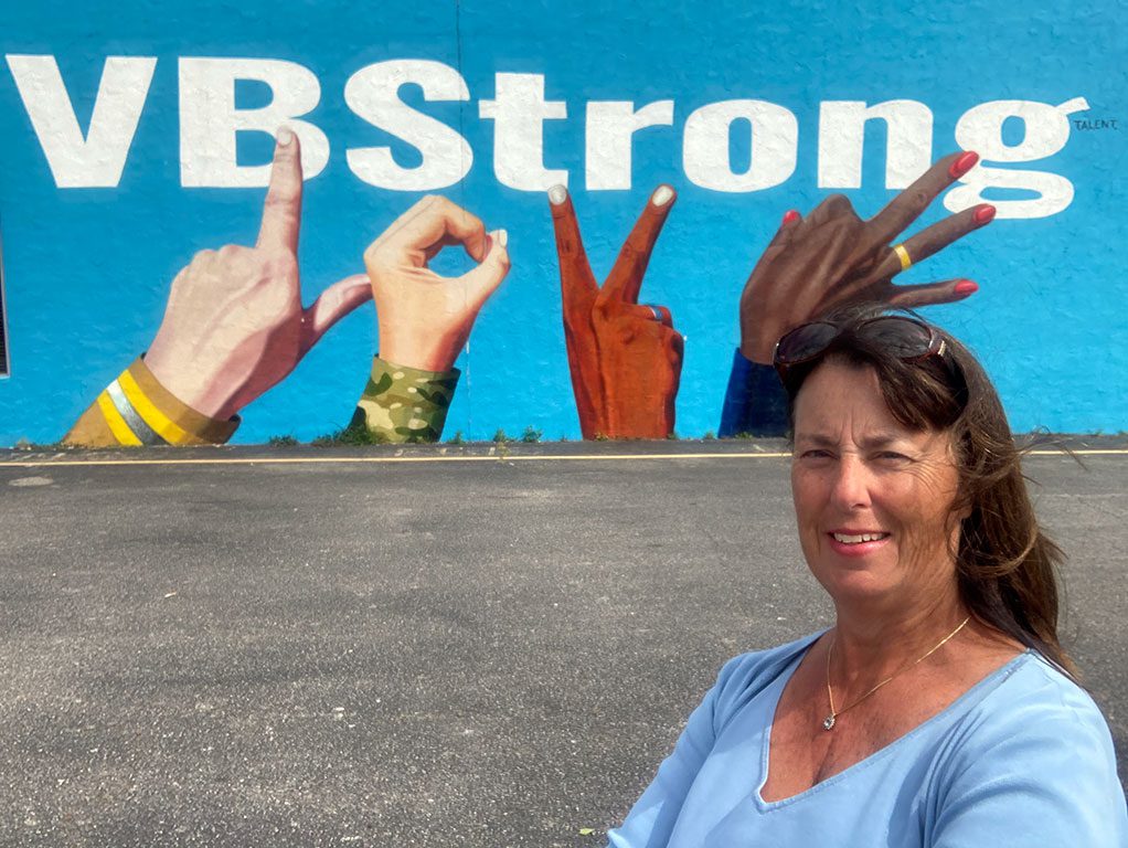 Bunkner Plaza LOVE sign in Virginia