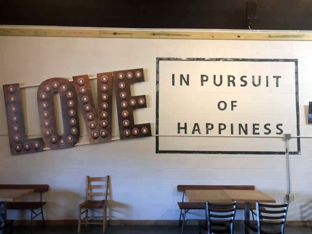 Highmark Brewery VA LOVE SIGN