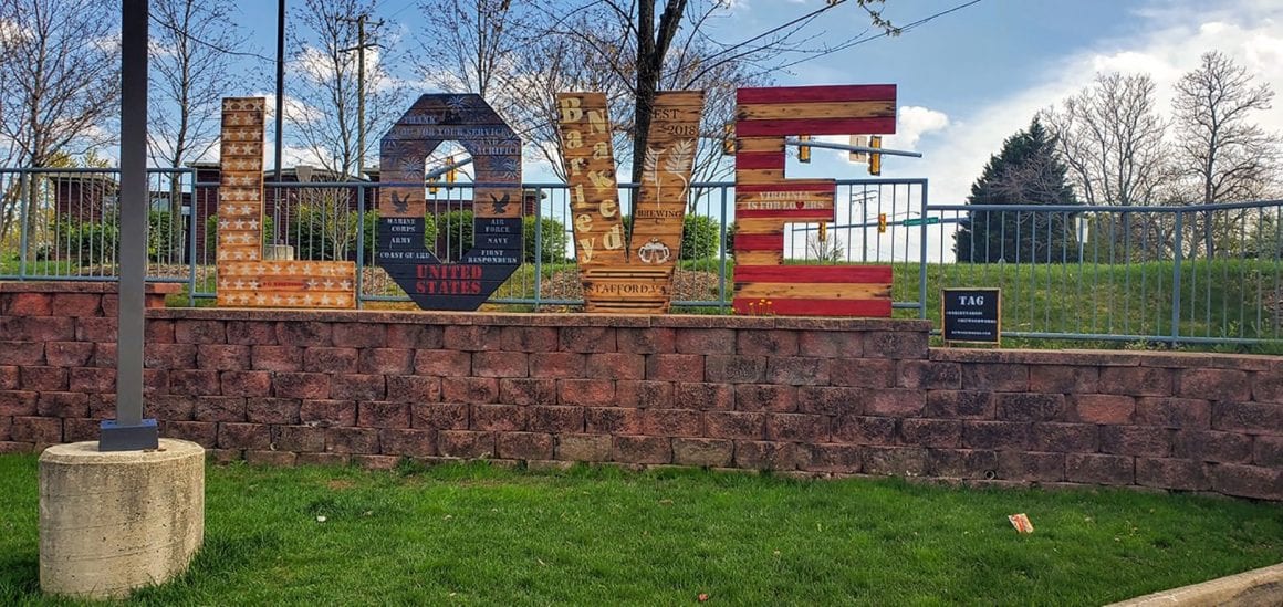 Virginia LOVE Signs in Stafford VA