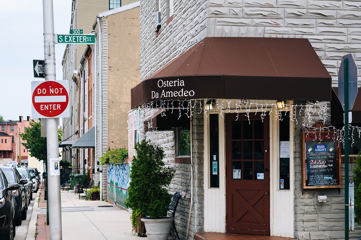 Osteria Da Amendeo in Little Italy Baltimore MD