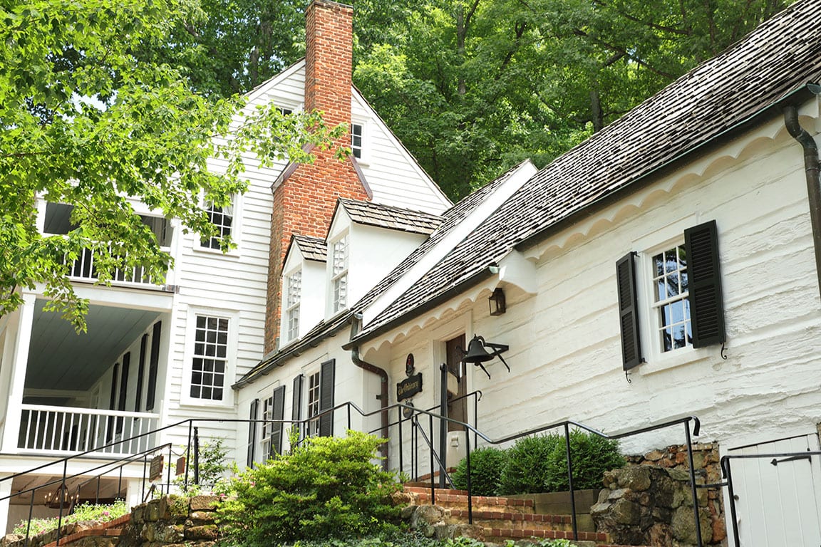 Mitchie Tavern near Monticello in Charlottesville VA