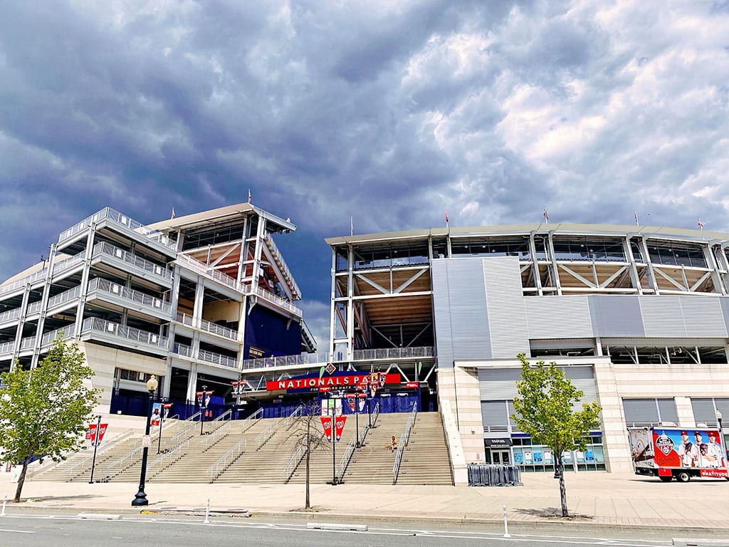 Navy Yard DC: Top Spots to Eat, Drink & Explore by the Water - Nationals Baseball stadium in Navy Yard Washington DC