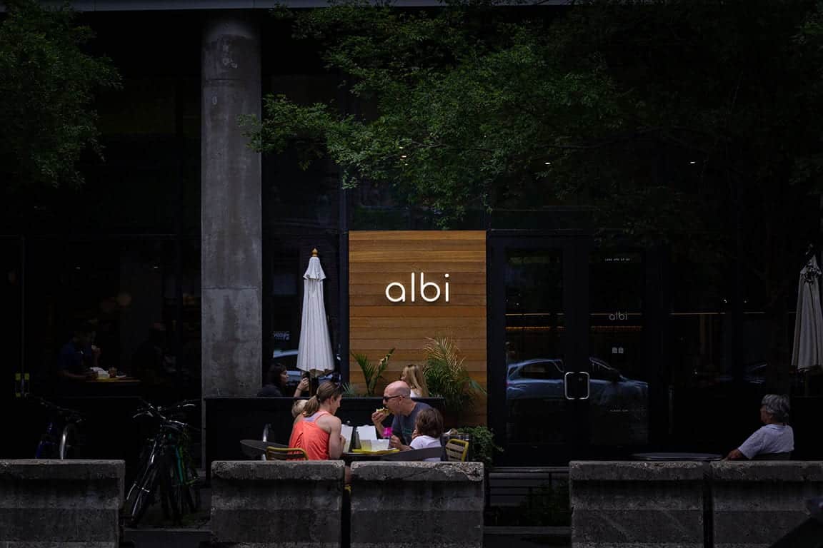 Navy Yard DC: Top Spots to Eat, Drink & Explore by the Water - Al Fresco dining at Albi in Washington Navy Yard