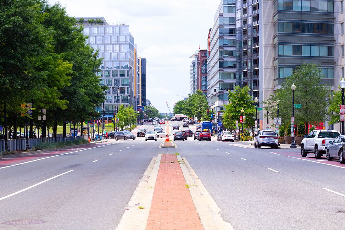 Navy Yard DC: Top Spots to Eat, Drink & Explore by the Water - Washington Navy Yard street shot