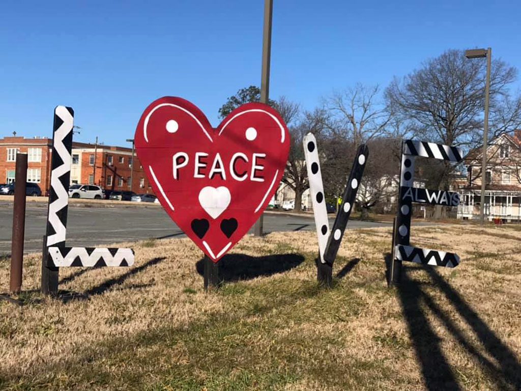 Virginia LOVE signs - Richmond VA