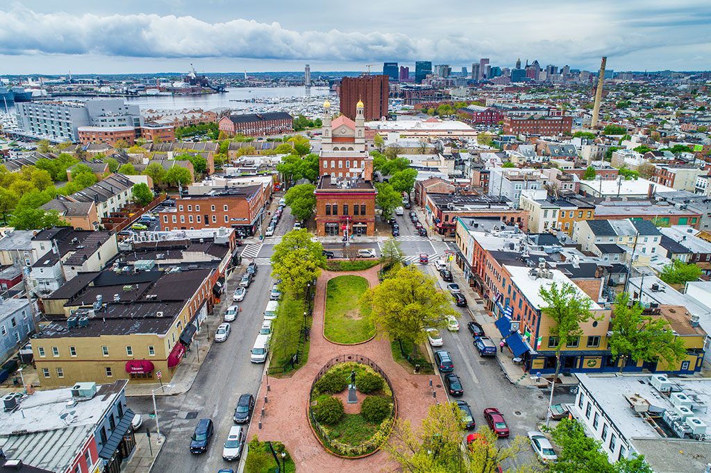 Brewers Hill and Canton Baltimore Maryland