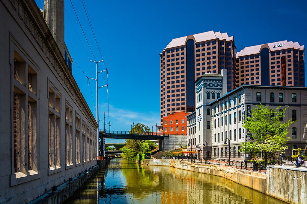 Richmond Canal in Richmond VA