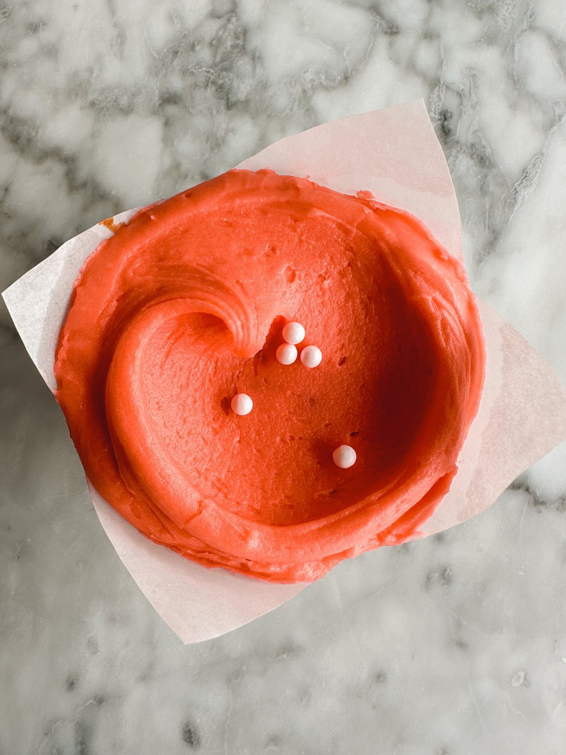 Another view of Baked & Wired cupcakes, often praised as some of the best cupcakes in DC.