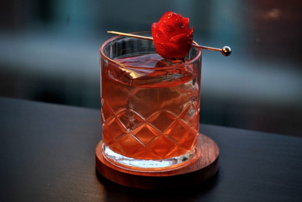 Hanakumori cocktail at Smoke and Mirrors in the AC Hotel Washington DC Capitol Hill Navy Yard