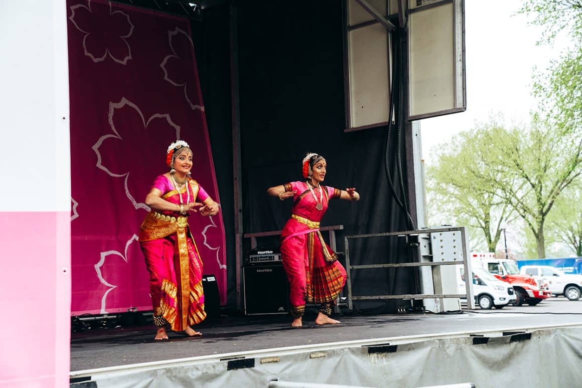 10 Amazing Ways to Enjoy DC Cherry Blossoms Season in 2025 - Tidal Basin event stage performances during the National Cherry Blossom Festival in D.C.