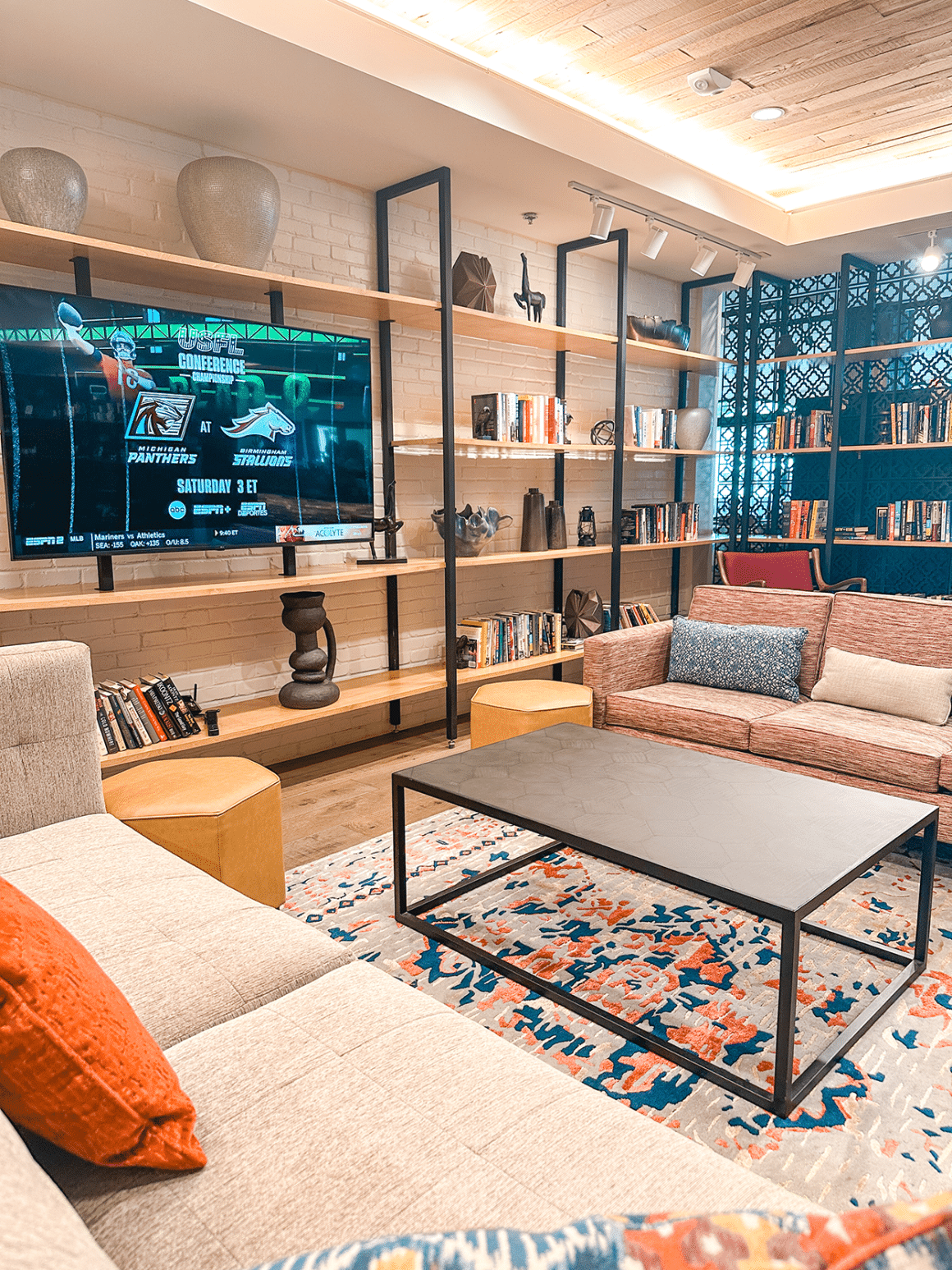 Lobby of the Hilton Garden Inn Haymarket photo by Keryn Means